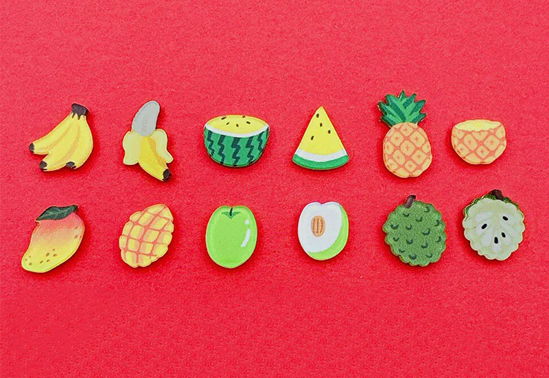 水果禮盒系列 耳環耳夾別針(多款可選)